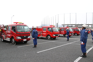 機械器具点検の様子