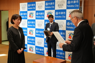 任命書交付のようす