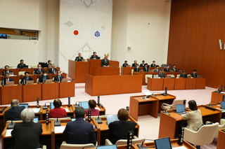 議場の様子 議場の様子