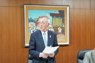 奥塚市長あいさつ