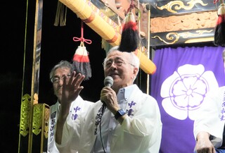 市長あいさつのようす
