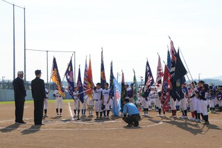 選手宣誓のようす 選手宣誓のようす
